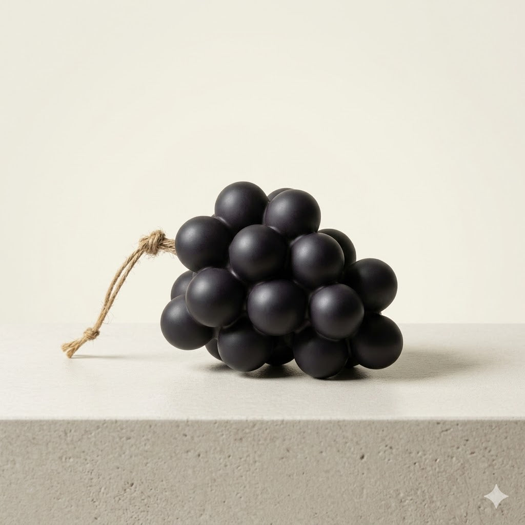 Charcoal Grape Shape Soap