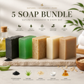 Bundle of 5 Organic Soaps