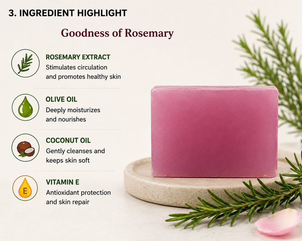 Rosemary Organic Soap